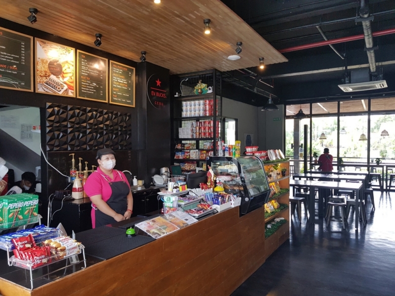 フィリピン留学 Cebu21 - EV Academy-EV Bucks(Cafe)-6